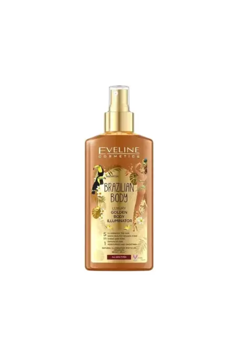 Eveline Cosmetics Brazilian Body Сияющий спрей для тела, Экзотический, 150 ml