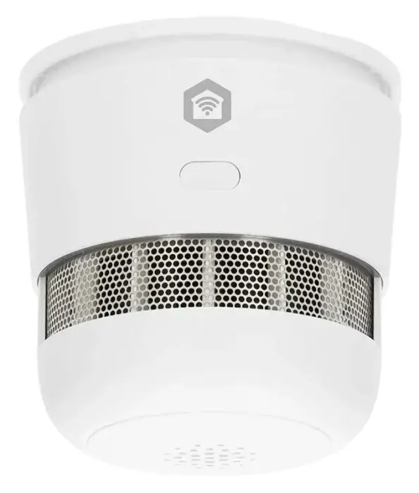 NEDIS умный detektor kouře/ Zigbee 3.0/ питание z батарейка/ životnost 10 лет/ EN 14604/ Android & iOS/ 85 dB/ белый