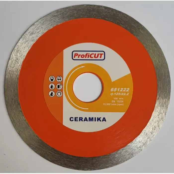 deimantinis diskas do ceramiki PREMIUM, 125 mm x 1,6 mm x 22,2 mm