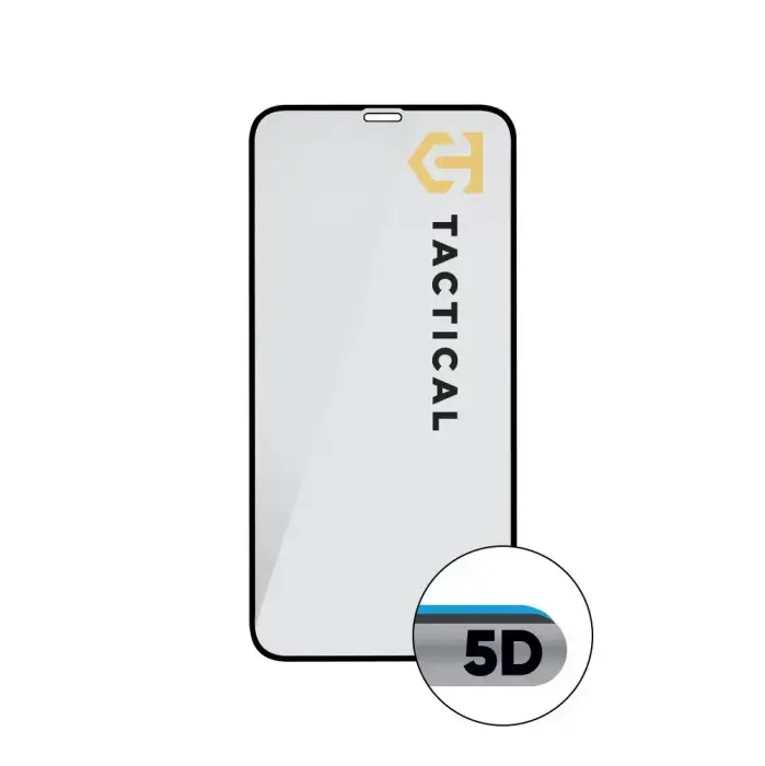 Tactical Glass Shield 5D aizsargstikls telefonam iPhone 11 Pro Max melns
