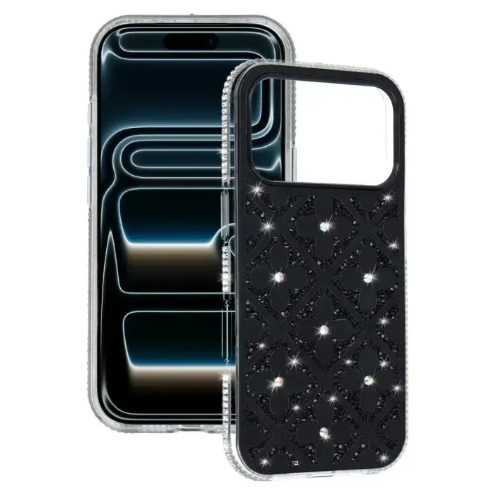 Flower Case ümbris iPhone 16 Pro must