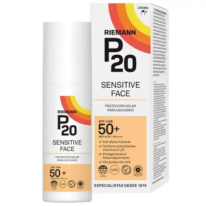 Riemann P20 Солнцезащитное средство для чувствительной кожи лица SPF 50+ 50г