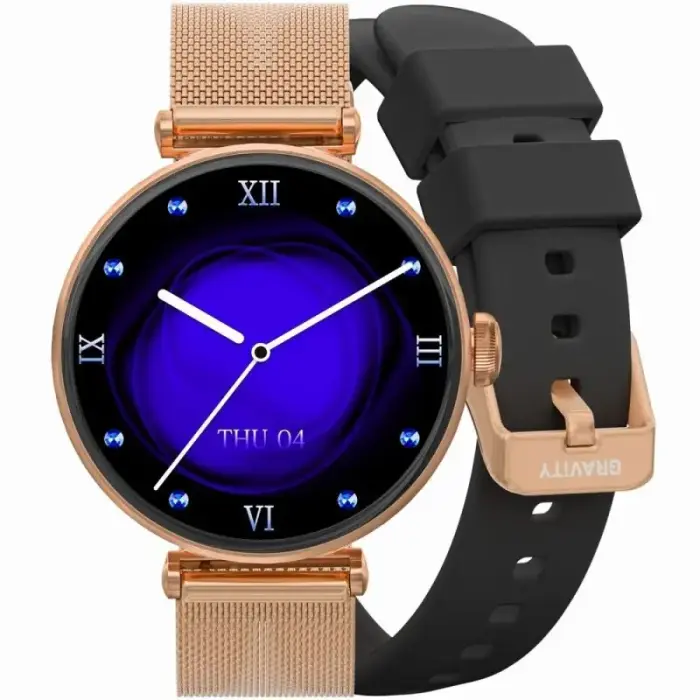 Nutikell Gravity Rose Gold Black 2 Rihma GT26-3