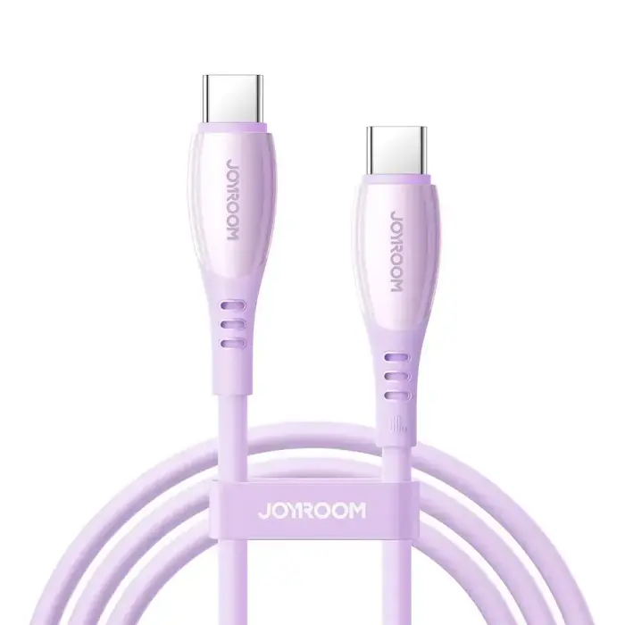 Joyroom S-A59 Vibrant Series 60W USB-C to USB-C Cable 1.2m – Purple