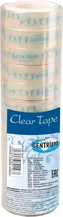 Līmlente CENTRUM  12mm x 10m, caurspīdīga Foto 2