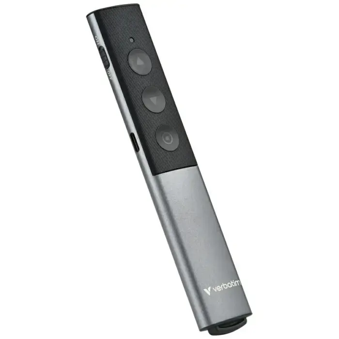 Presenter Verbatim Agenda with laser pointer grey 32366