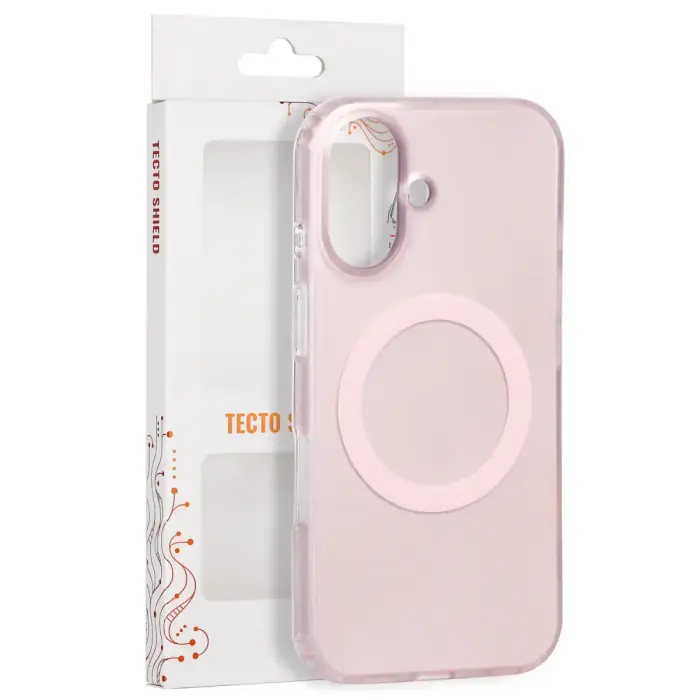 Tecto Shield Mistiq Mag Case for iPhone 16 6.1" Pink