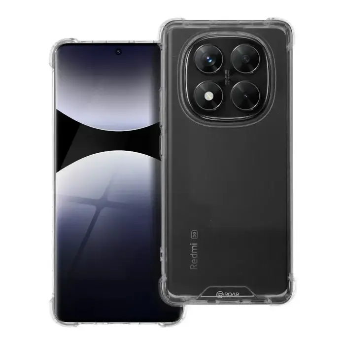 ROAR Armor vāks Xiaomi Redmi Note 14 Pro+ 5G, caurspīdīgs