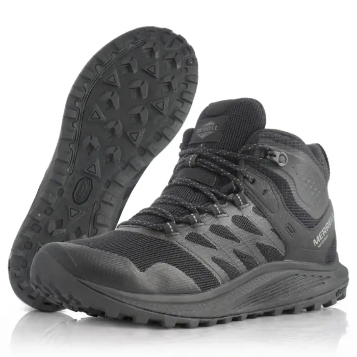 Hiking Shoes Merrell Nova 3 Mid Tactical Waterproof Boot - Vibram TC5+ - Black