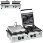 Double rectangular waffle maker for 4 Belgian waffles RCWM-4000-E — Photo 1