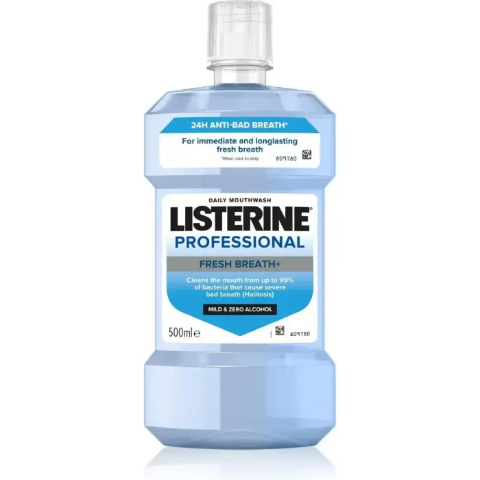 Listerine Professional Fresh Breath+ Mouthwash 500ml