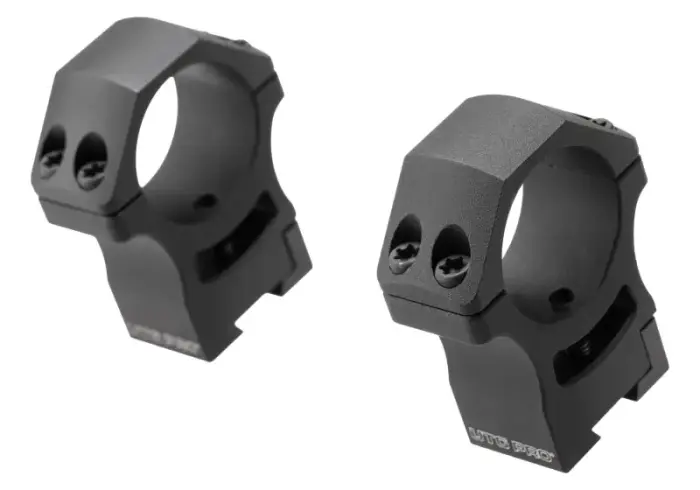 P.O.I. High Profile 30 mm Dovetail Rings – Black