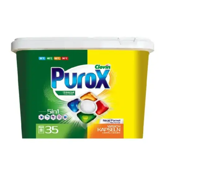 Pesukapslid PUROX Color, 35 tk.