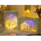 Paper cut-outs night light 3d usb — Photo 3