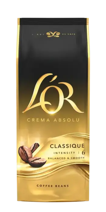 L'OR Crema Absolu Classic kavos pupelės 1kg