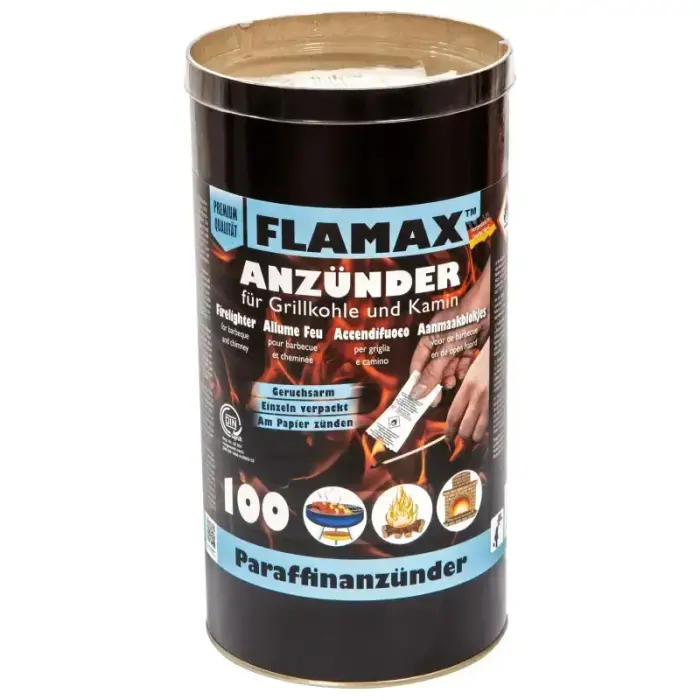 Flamax Paraffin ignition cubes, 100 pcs
