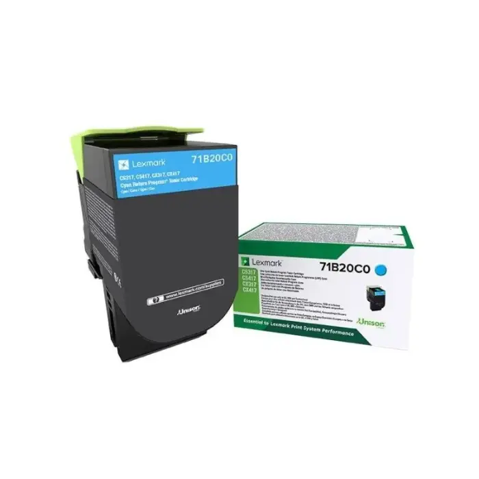 Lexmark 71B20C0 tonerio kasetė 1vnt. originali žydra