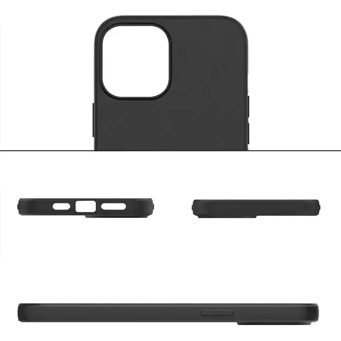 Back Case MATT for IPHONE 15 Black Photo