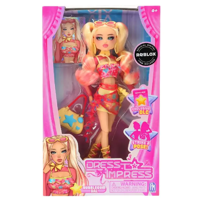 Dress to Impress модная кукла Bubble Gum Gal