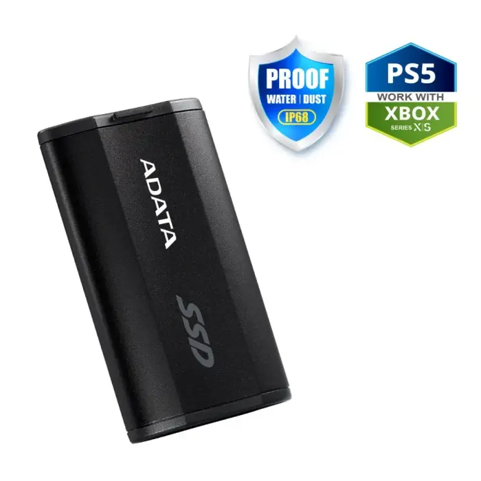 ADATA SD810 1TB SSD / external / USB 3.2 Type-C / 2000MB/s Read/Write / black