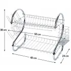 Double-decker stand-up dishwasher drainer — Photo 7