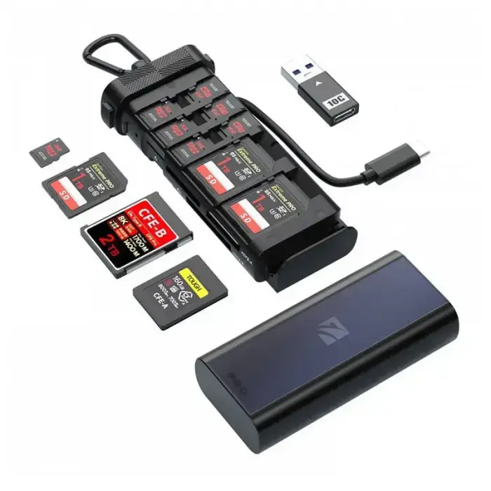 Freewell Pro CF A/B, SD, TF Memory Card Reader