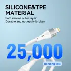 Kabel przewód do iPhone USB-C - Lightning PD 27W 2m biały Foto 13