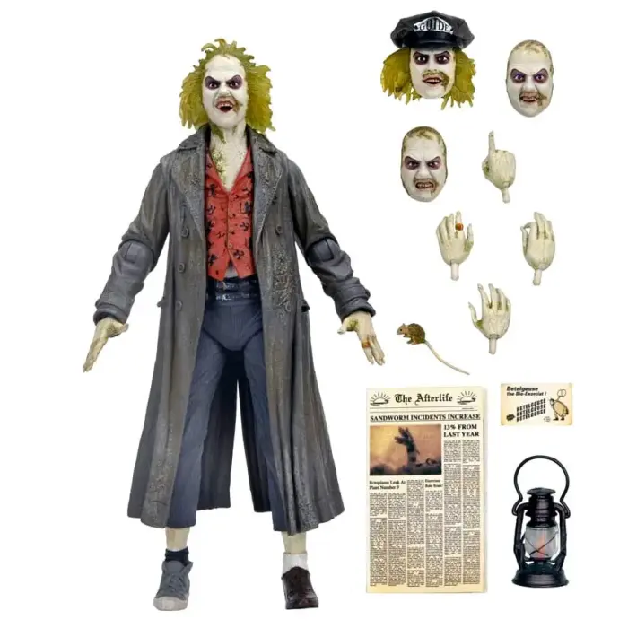 Beetlejuice 1988 Ultimate Beetlejuice: Tour Guide The Bio-Exorcist figūra 18cm