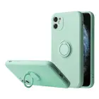 Vennus Silicone Ring Case for iPhone 14 Plus, Mint — Photo 2