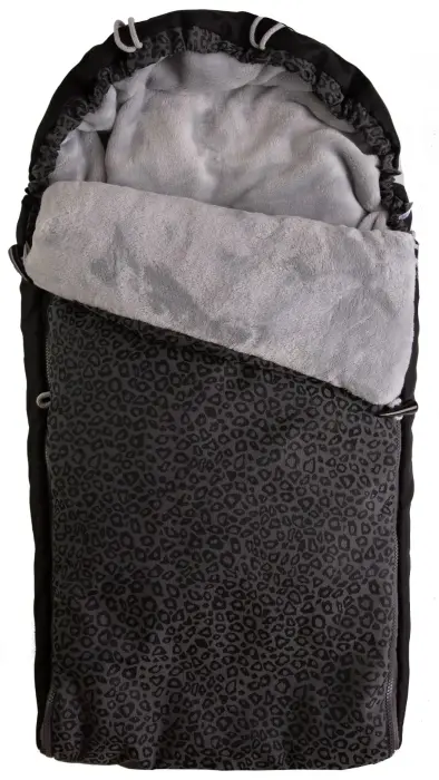 Stroller Footmuff Cocoon 100 cm Black Leopard