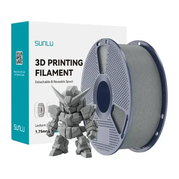 Sunlu PLA+ 2.0 Filament (Gray)