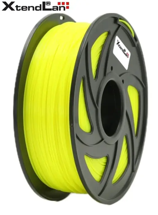 XtendLAN PLA filamentas 1,75mm zářivě geltonas 1kg