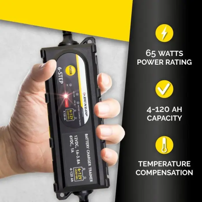 DUNLOP BATTERY CHARGER 3.8A