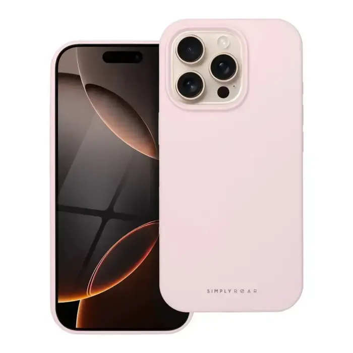 ROAR CLOUD SKIN silikoonümbris iPhone 16 Pro jaoks, heleroosa
