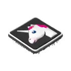 Unicorn Rubber Patch — Photo 3