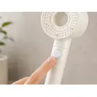 White water-saving 5-function round push-button handheld shower head — Photo 11