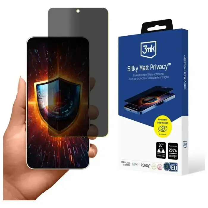 3MK Silky Matt Privacy aizsargplēve Samsung Galaxy S25