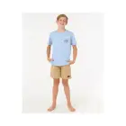 RIP CURL Staple Tee - Boy Blue — Photo 4