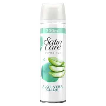 Gillette Satin Care skutimosi želė Sensitive Aloe Vera Whirl 200 ml