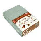 Terry Fitted Sheet 160x200 cm, Olive — Photo 1