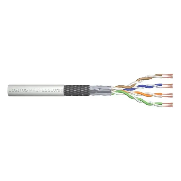 Digitus Cat.5e stranded cable, SF/UTP, AWG 26/7, PVC, 305m, gray, cardboard