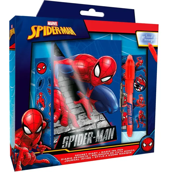 Marvel Spiderman dienoraštis + magiškas tušinukas