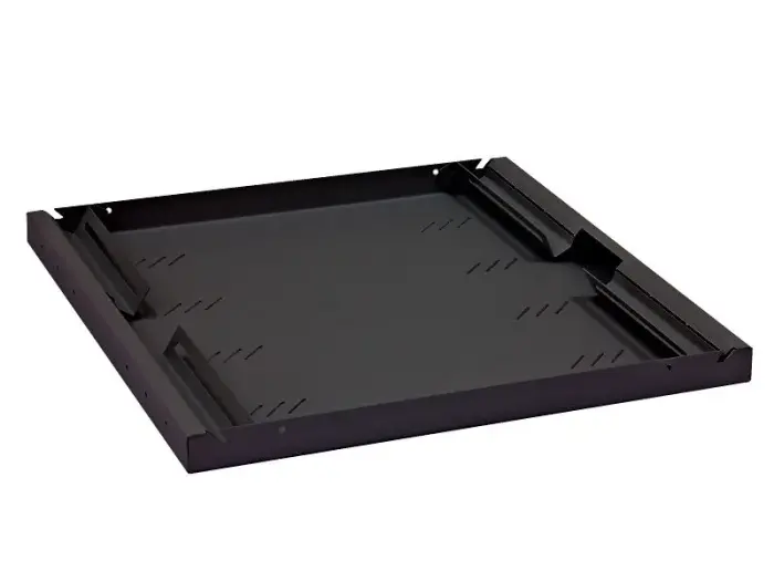 Triton Polička s perforací 1U/250mm,melna
