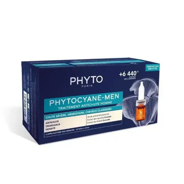 Phyto Phytocyane Men Anti Hair Loss Treatment 12x3.5ml
