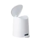 Bathroom pedal bin 3L, white — Photo 2