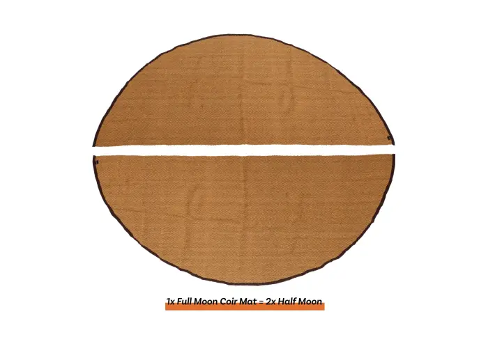 Coir Mat Half Circle 500 Foto 3
