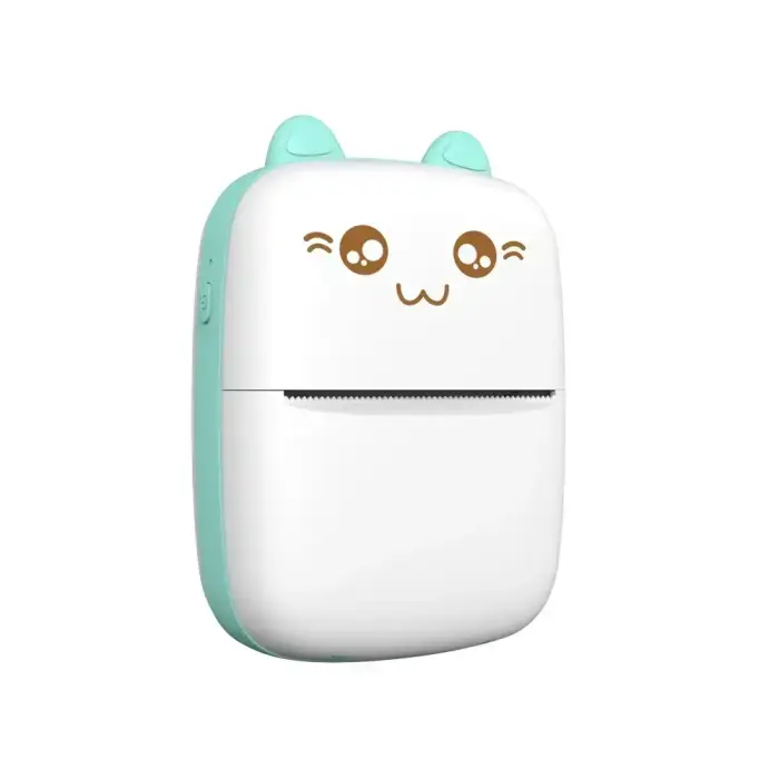 HURC9 Bluetooth Thermal Printer Kitty Mini with App - Blue Foto 10