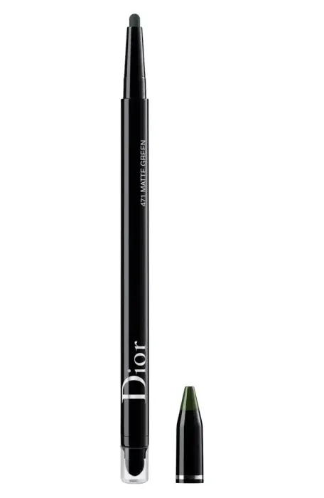 Christian Dior, Diorshow On Stage, Vandeniui atsparus, Dvipusis, Kohl akių pieštukas, 471, Matinė žalia, 1.2 g