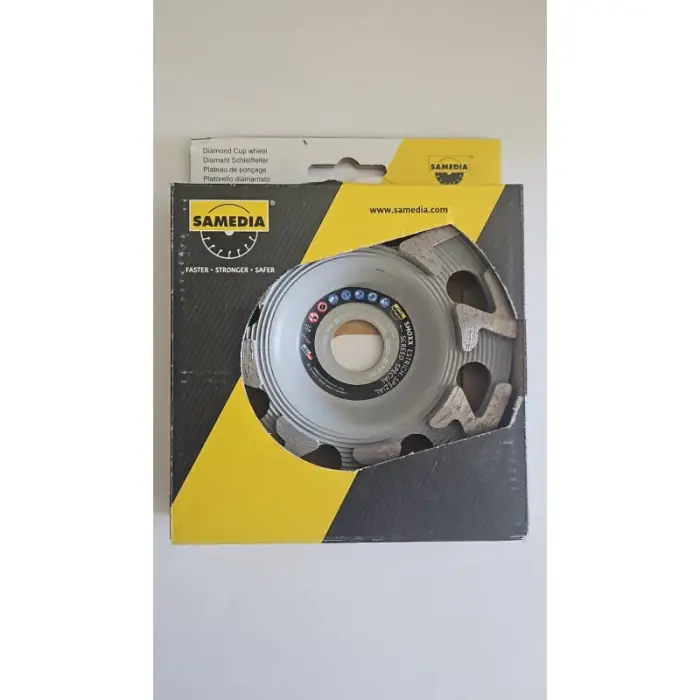 Samedia SHOXX Z AH5 125 x 22,23 mm dimanta kausveida disks do jastrychu, kleju i tynku