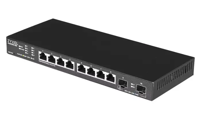 Zyxel XMG1915-10E, 8-port 2.5GbE, 2 SFP+ Smart Switch, hybrid mode, standalone or NebulaFlex Cloud